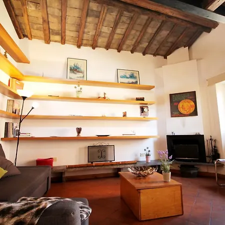 아파트 Trastevere Charming Penthouse 로마