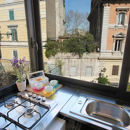 아파트 Trastevere Charming Penthouse 로마